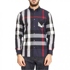 BURBERRY Men's Long Sleeve Shirt Dress Shirt